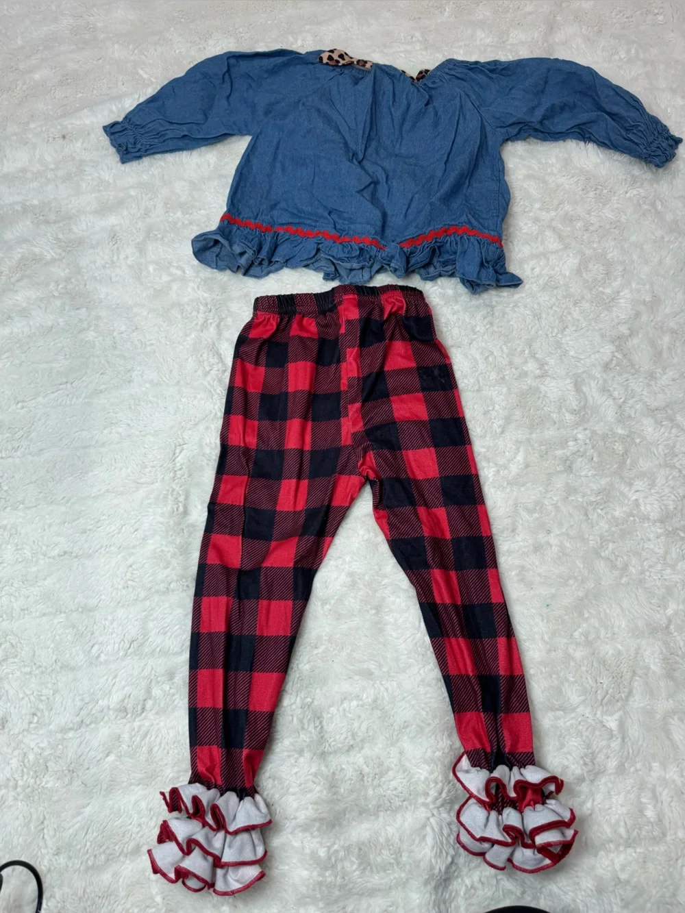 Marie Nicole Set Buffalo Plaid